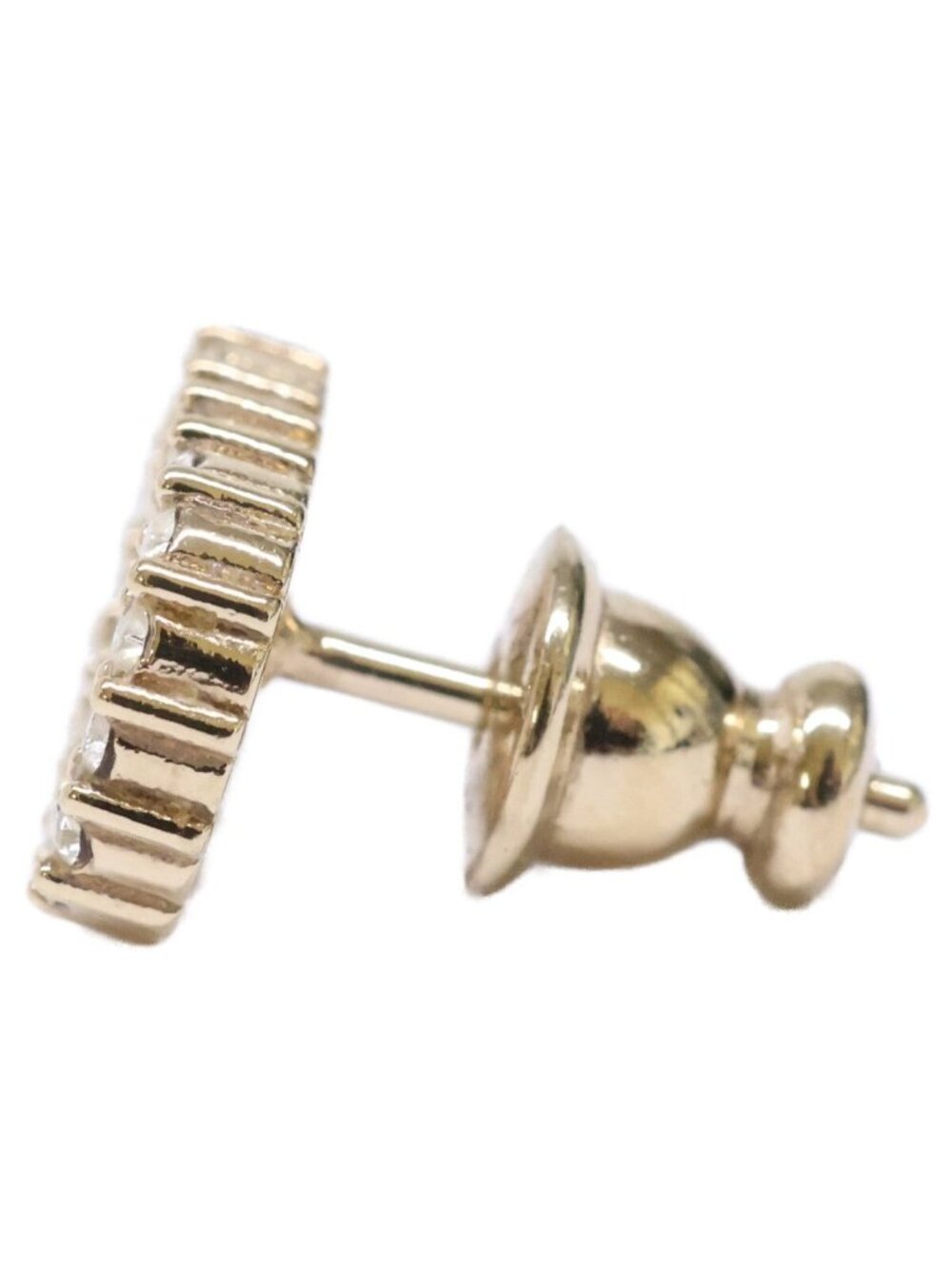 Dior Clair D Lune de Metal & Crystal Single Earring - Picture 2 of 7